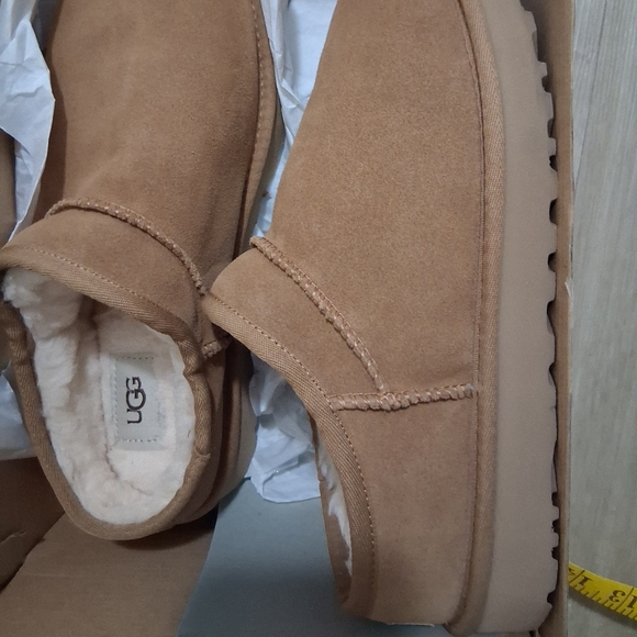 UGG Tan Suede Slippers - Picture 16 of 16